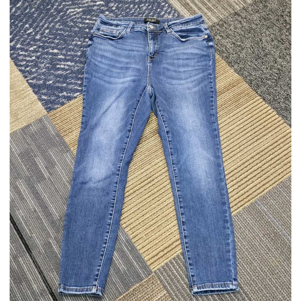Judy Blue Jeans Womens 15/32 Control Top Skinny Fit Stretch Pants JB88365 Bowie